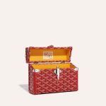 Goyard Cassette Trunk Bag Red - Image 4